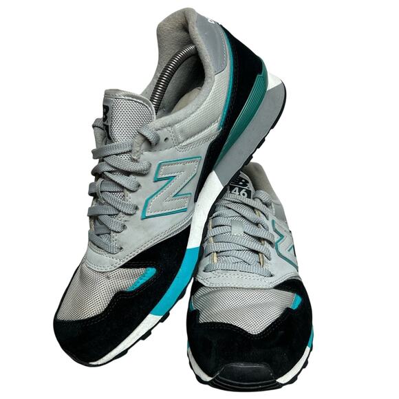 New Balance 446 Grey/Teal U446SGK Men\'s Size 10 Shoes NICE main image 4